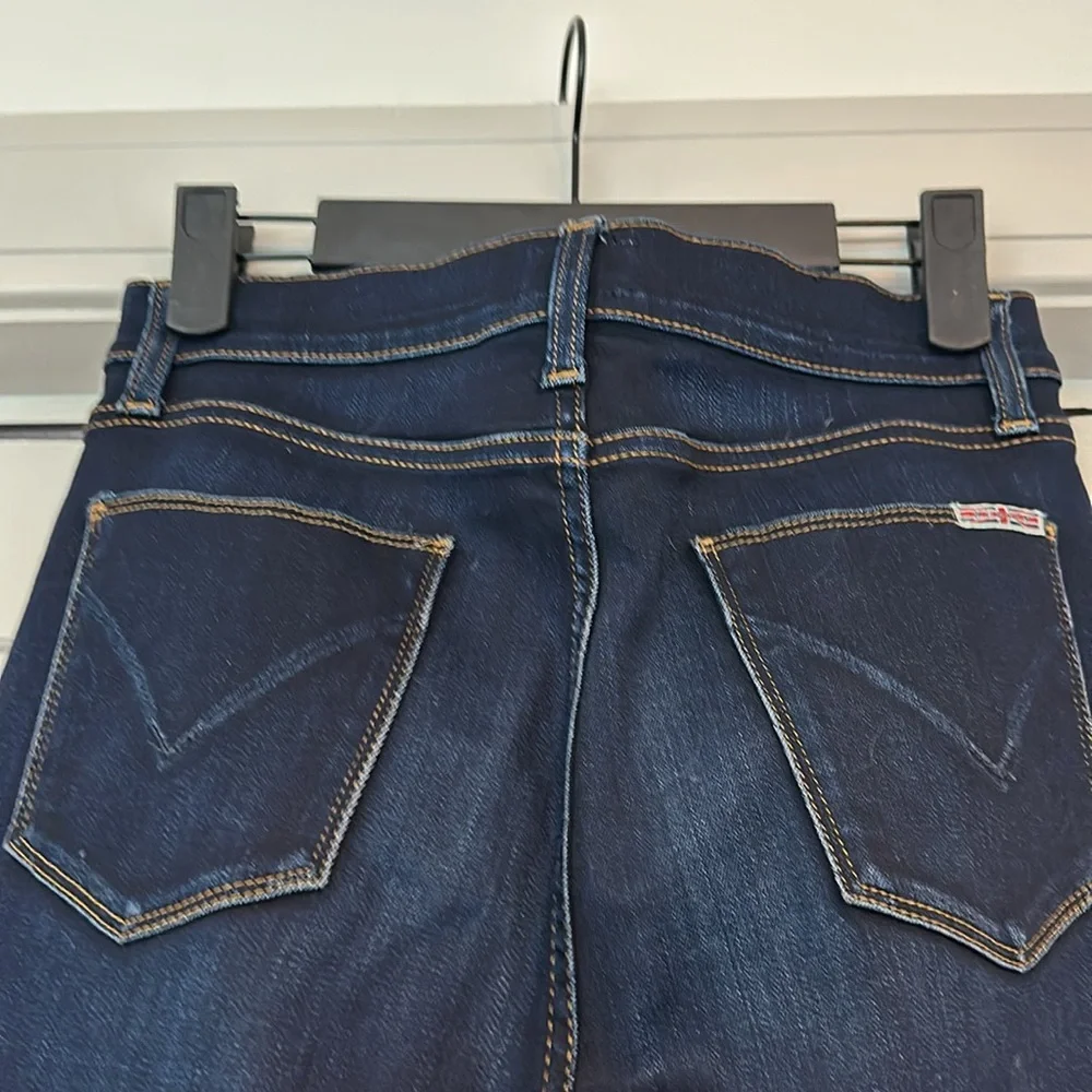 Dark washed Hudson Skinny Jeans - Picture 3 of 4